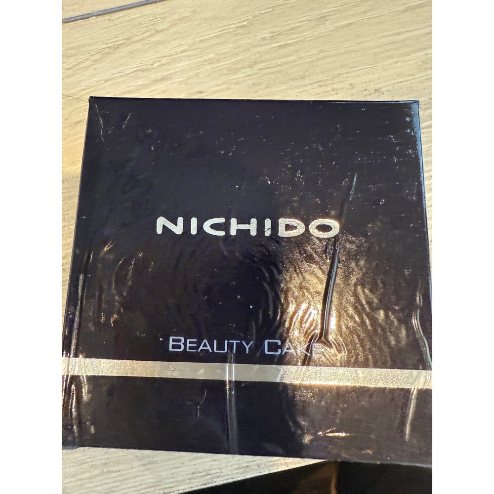 Nichido Beauty Cake Amber Pressed Powder Makeup Compact Foundation